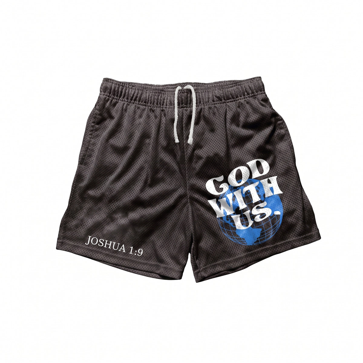 God With Us Retro Shorts