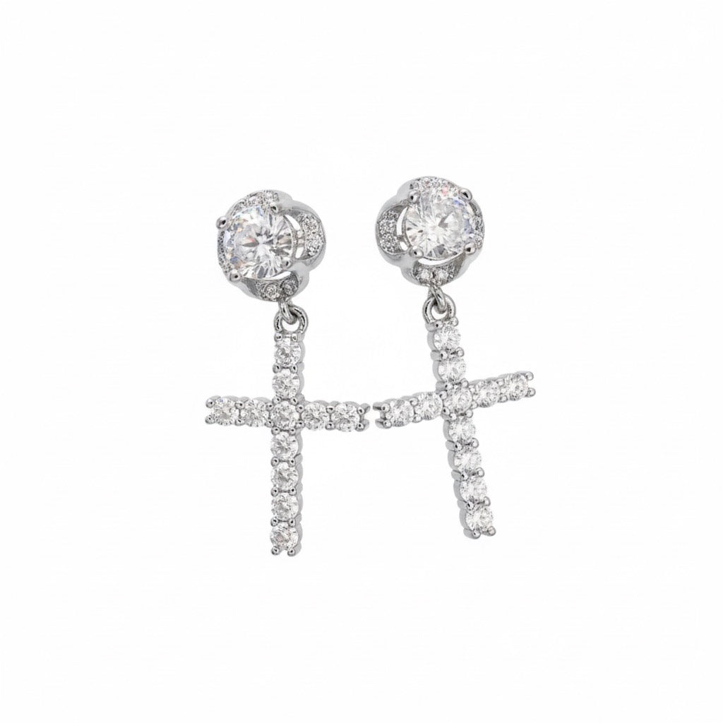 Cross Stud Earrings