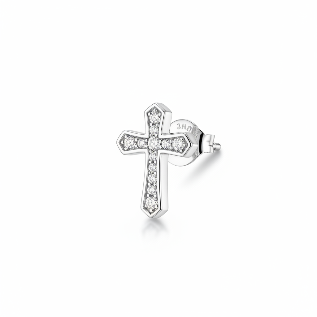 Cross Stud Earrings