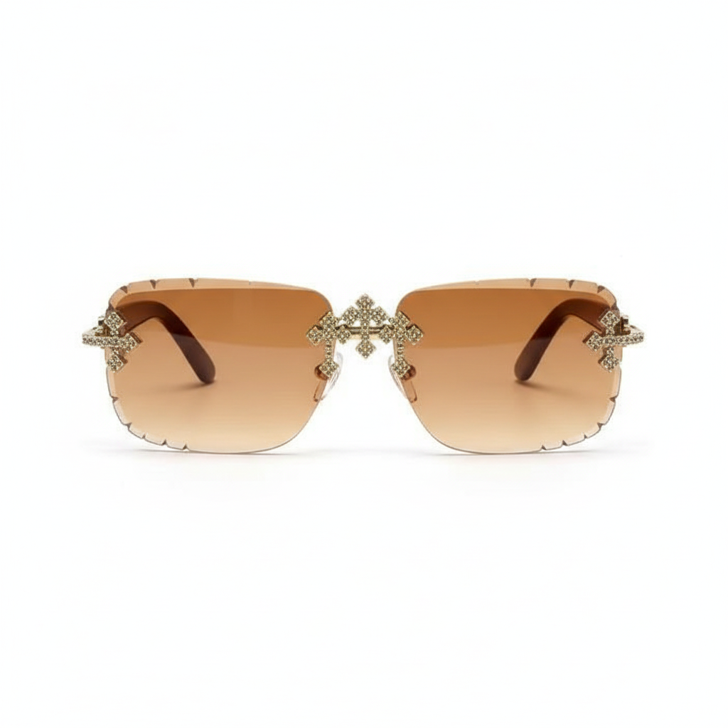 Vintage Cross Sunglasses