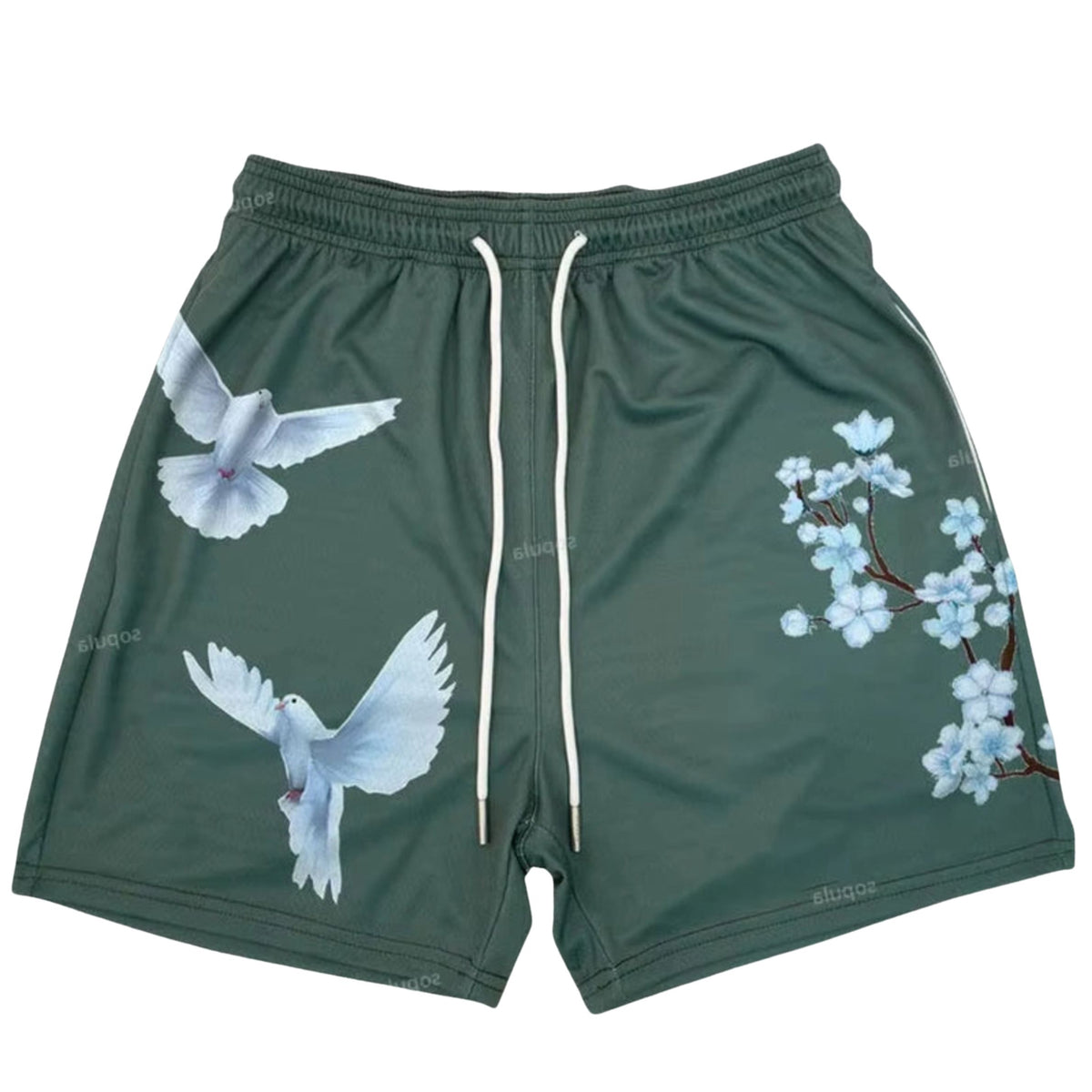Peace Dove Street Shorts
