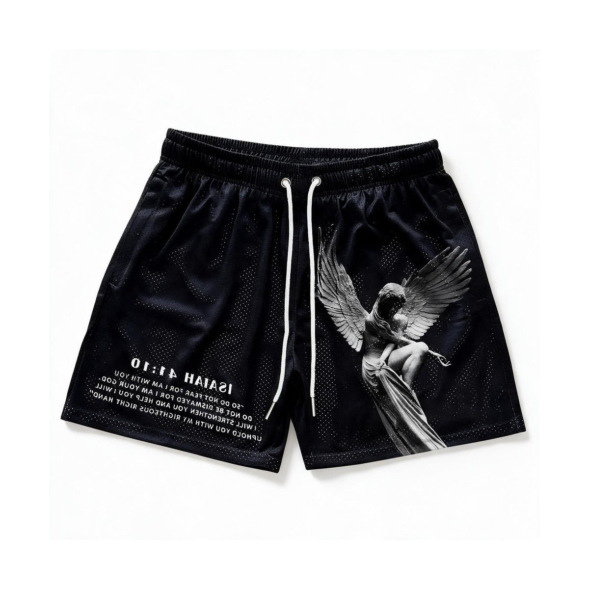 Angel Print Street Shorts
