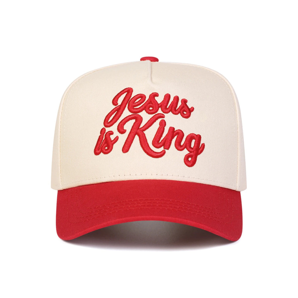 Jesus Is King Embroidered Cap
